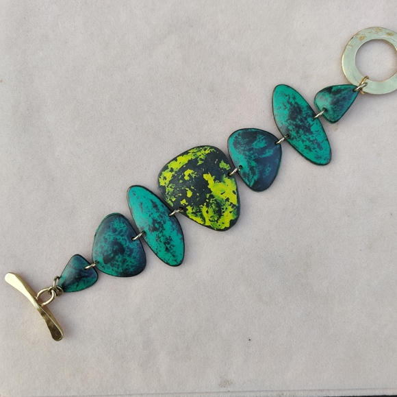 Vintage Jewelry - Unique Vintage artisan bracelet